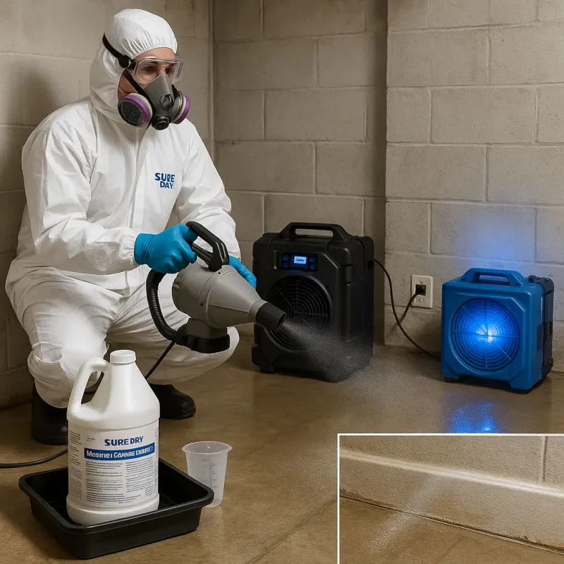Sanitization and Odor Removal process in Forestville, MD